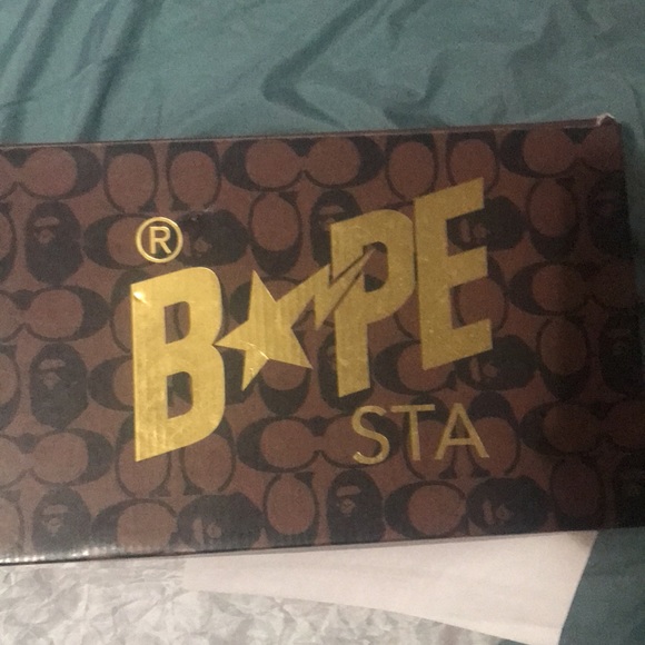 Bape x Coach collab bathing apes size 7.5 men’s - Picture 6 of 8